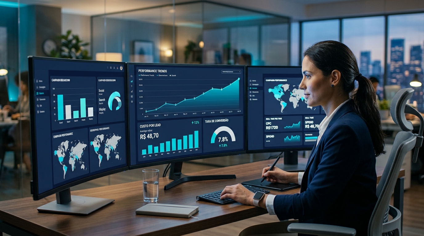 Dashboard de Gestão de Tráfego Pago