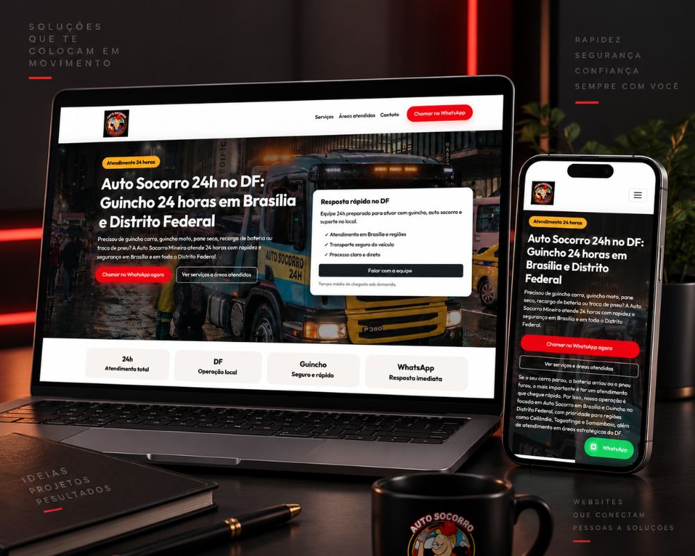 Landing Page Auto Socorro Mineiro