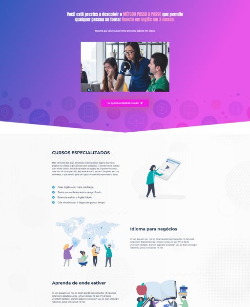 landing page