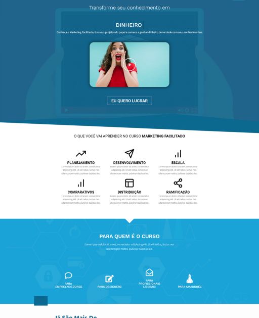 landing page